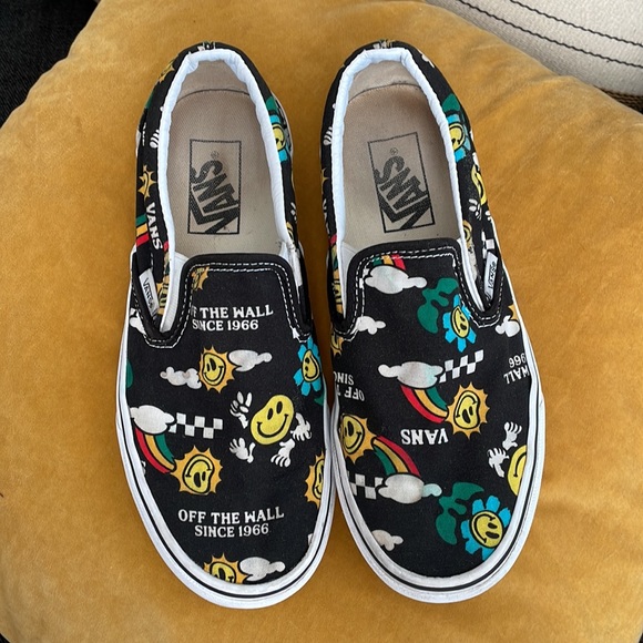 Vans Shoes - Vans Slip-On Better Day Black & White Skate Shoes!